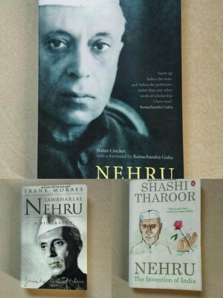 write the name of biography book written by jawaharlal nehru